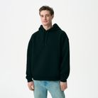 Худи релакс унисекс Баланс (Balance), с начесом, черный, размер XL/2XL