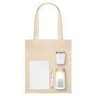 Подарочный набор Велком Пак Гэлакси (Welcome Pack Galaxy), белый  (термокружка, очиститель воздуха, ежедневник, ручка, шоппер)
