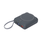 Внешний аккумулятор с подсветкой Риттер PD (Ritter PD) 10000mAh с функцией беспроводной зарядки 15W, серый
