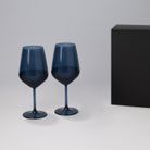 Подарочный набор 2 бокала для вина Сапфир (Sapphire) в черной коробке