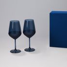 Подарочный набор 2 бокала для вина Сапфир (Sapphire) в синей коробке