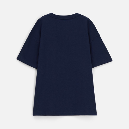 Футболка унисекс Durington, темно-синяя, размер 3XL/4XL