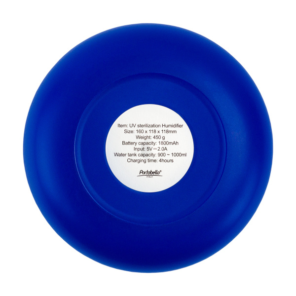Увлажнитель с антибактериальной UV-лампой Истриа Ультрамарин (Antibacterial Istria Ultramarine), синий