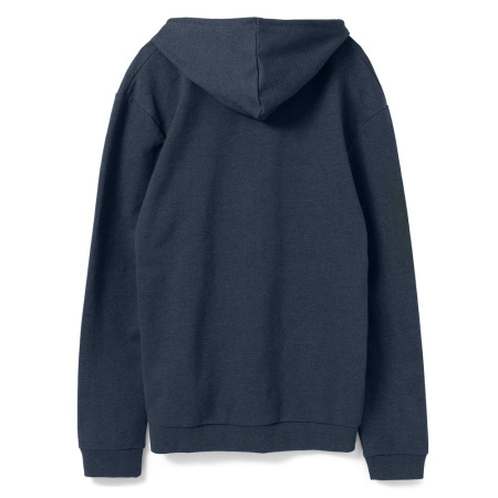 Толстовка с капюшоном унисекс Hoodie, синий меланж, размер 3XL