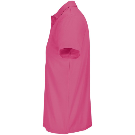 Рубашка поло унисекс Pitcher, розовая (ribbon pink), размер L