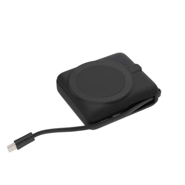 Внешний аккумулятор с подсветкой Риттер PD (Ritter PD) 10000mAh с функцией беспроводной зарядки 15W, черный
