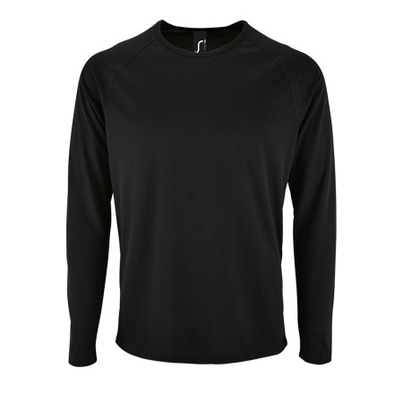 Футболка с длинным рукавом Sporty LSL Men черная, размер L