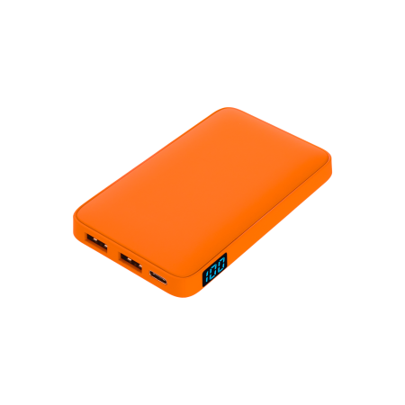 Внешний аккумулятор с подсветкой Анкор (Ancor) 5000 mAh, оранжевый