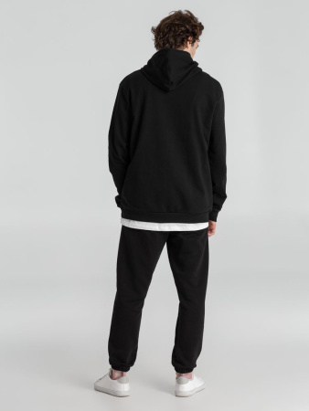Толстовка с капюшоном унисекс Hoodie, черная, размер L