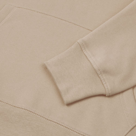 Толстовка с капюшоном унисекс Hoodie, бежевая, размер XS