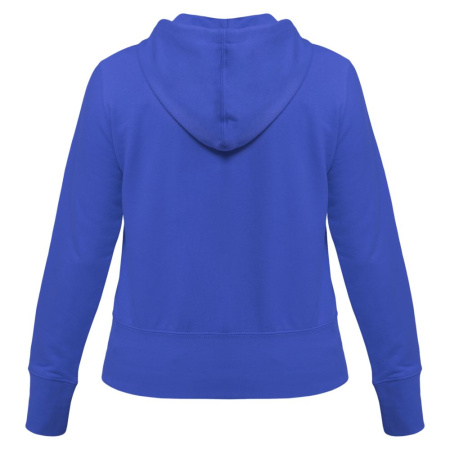 Толстовка женская Hooded Full Zip ярко-синяя, размер M