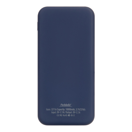 Внешний аккумулятор с подсветкой Люче (Luce) 10000 mAh, синий
