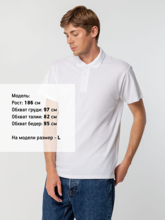 Рубашка поло мужская Spring 210 желтая, размер M