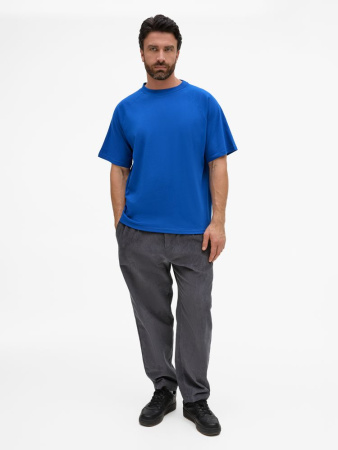 Футболка унисекс T2, синяя, размер M/L