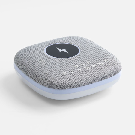 Bluetooth колонка с беспроводной зарядкой и подсветкой Terrafonic