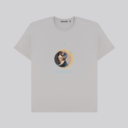 Футболка унисекс Крис (Kris), 150 гр., светло-серая, размер XXXL
