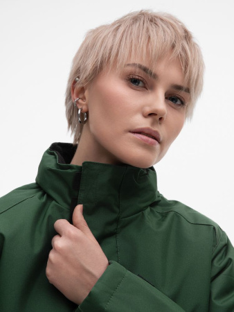 Куртка на стеганой подкладке Robyn, темно-зеленая, размер L