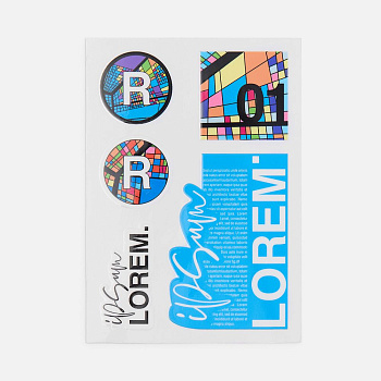 Наклейки UV-DTF Sticker Pack на заказ