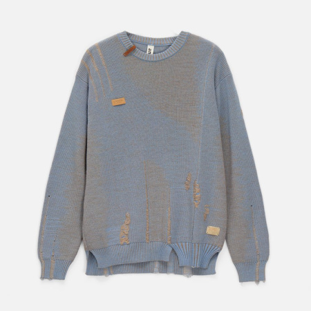 Джемпер Denim свободного силуэта на заказ, полушерсть, размер S