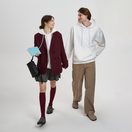 Худи релакс унисекс Адвенче (Adventure), белый, размер 3XL/4XL