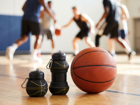 Складная бутылка для воды Basketball Flex