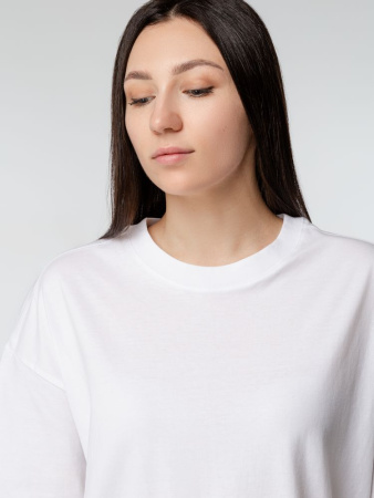 Футболка оверсайз женская Boxy Women, бежевая (льняная), размер XS