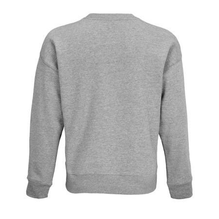 Свитшот унисекс Authentic, серый меланж, размер XXL