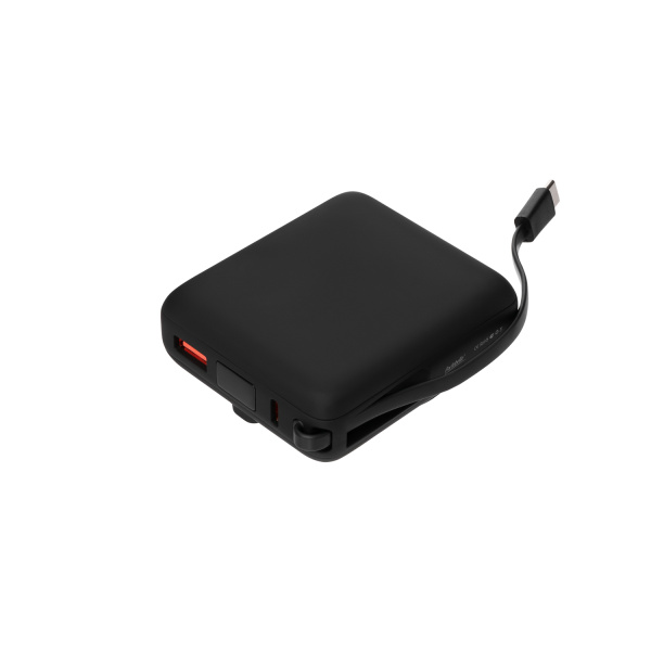 Внешний аккумулятор с подсветкой Риттер PD (Ritter PD) 10000mAh с функцией беспроводной зарядки 15W, черный