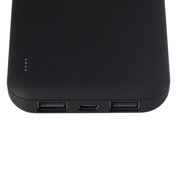 Внешний аккумулятор с подсветкой Люче (Luce) 10000 mAh, черный
