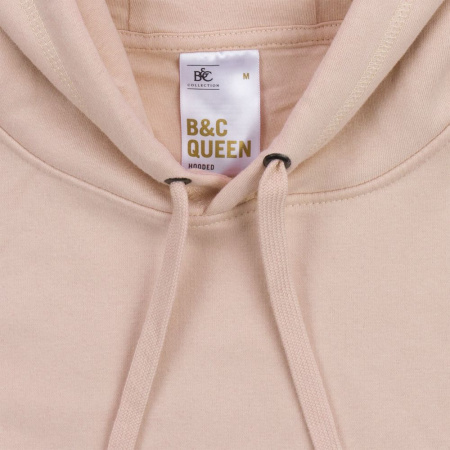 Толстовка с капюшоном женская Queen, ярко-синяя, размер XS
