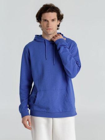 Толстовка с капюшоном унисекс Hoodie, ярко-синий меланж, размер 3XL