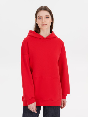 Худи оверсайз унисекс Outshine, красное, размер XL/2XL
