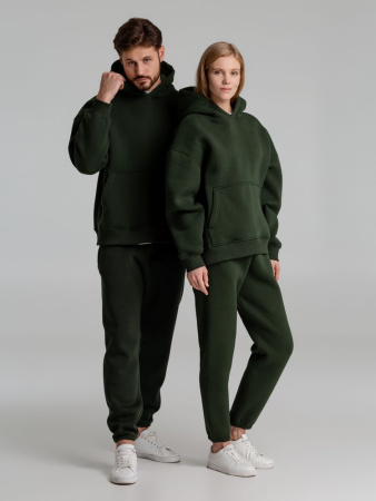 Худи Kulonga Oversize, темно-зеленый хаки, размер XS/S