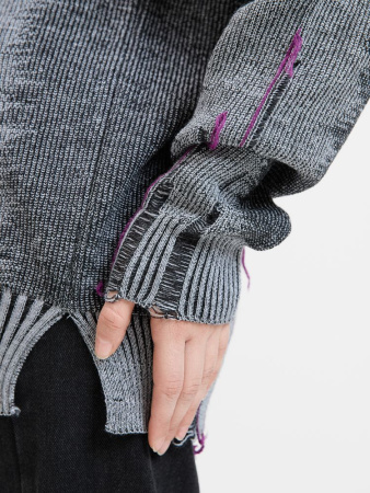 Джемпер Denim свободного силуэта на заказ, полушерсть, размер L