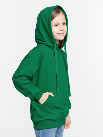 Худи детское Kirenga Kids 2.0, зеленое, 6 лет