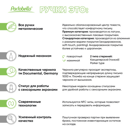 Шариковая ручка Пента (Penta), черная