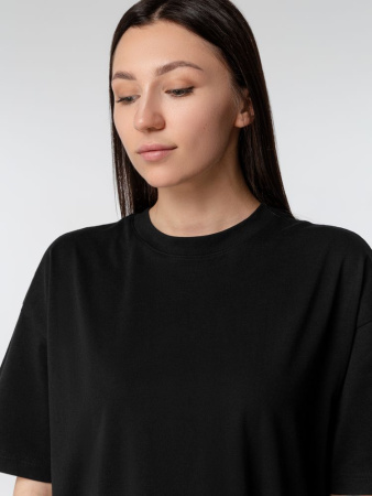 Футболка оверсайз женская Boxy Women, темно-серая (графит), размер XS