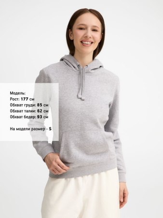 Толстовка женская Spencer Women, серый меланж, размер XL