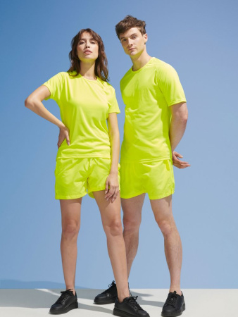 Футболка унисекс Sporty 140 желтый неон, размер M