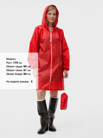 Дождевик Rainman Zip, красный, размер S