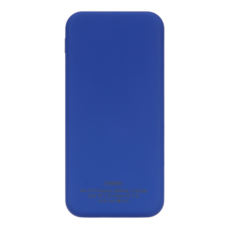 Внешний аккумулятор с подсветкой Люче Ультрамарин (Luce Ultramarine) 10000 mAh, ярко-синий