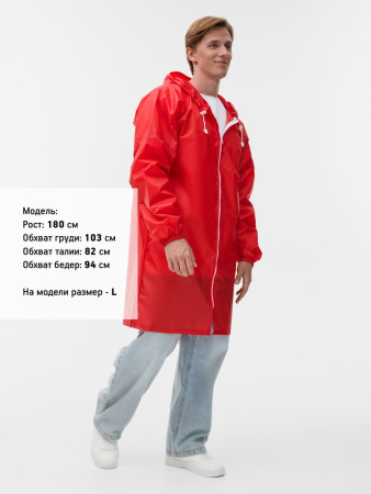 Дождевик Rainman Zip, красный, размер S