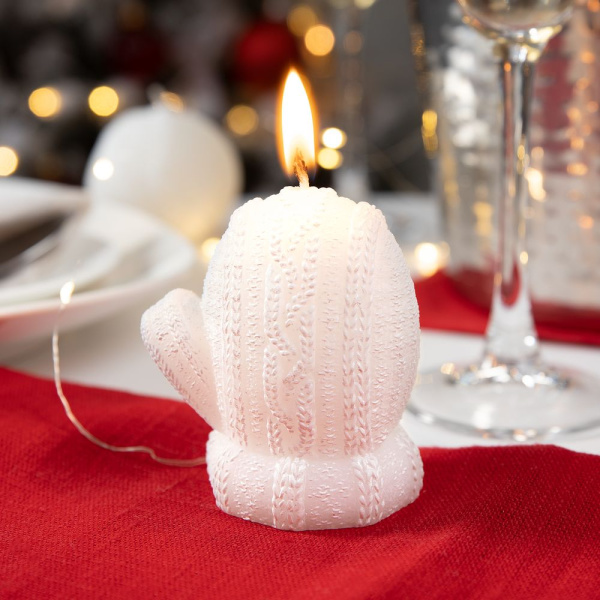 Свеча Kniteam, варежка