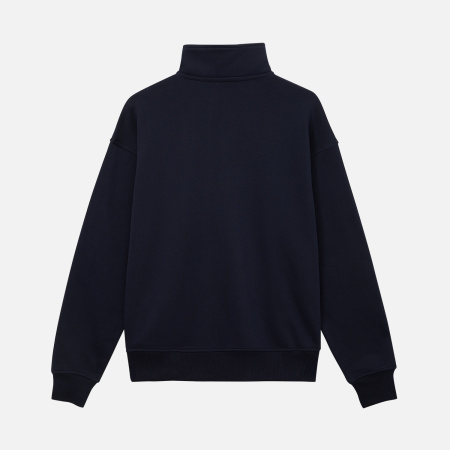 Толстовка на молнии унисекс Флоу (Flow), темно-синяя, размер 5XL/6XL