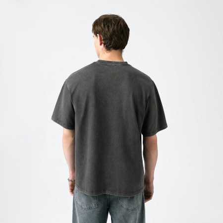 Футболка унисекс Драйв (Drive), 240гр., серая с варкой, размер XL/2XL