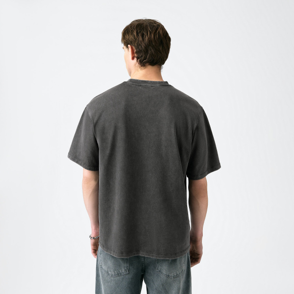 Футболка унисекс Драйв (Drive), 240гр., серая с варкой, размер XL/2XL