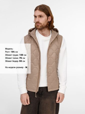 Жилет унисекс Tarnaby, бежевый, размер M