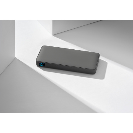 Внешний аккумулятор с подсветкой Анкор Плюс PD (Ancor PD Plus) 10000 mAh, серый