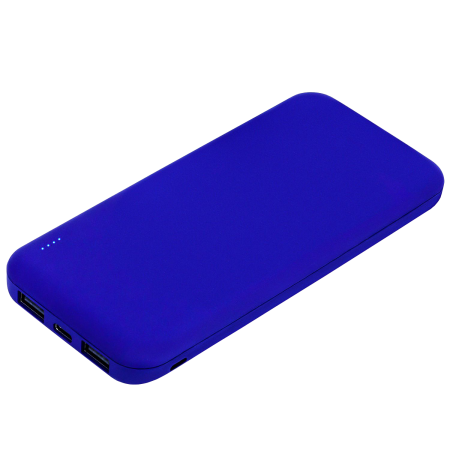 Внешний аккумулятор с подсветкой Люче Ультрамарин (Luce Ultramarine) 10000 mAh, ярко-синий