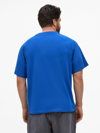 Футболка унисекс T2, синяя, размер XL/XXL